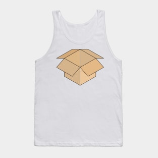 Open Box Line Drawing Tank Top